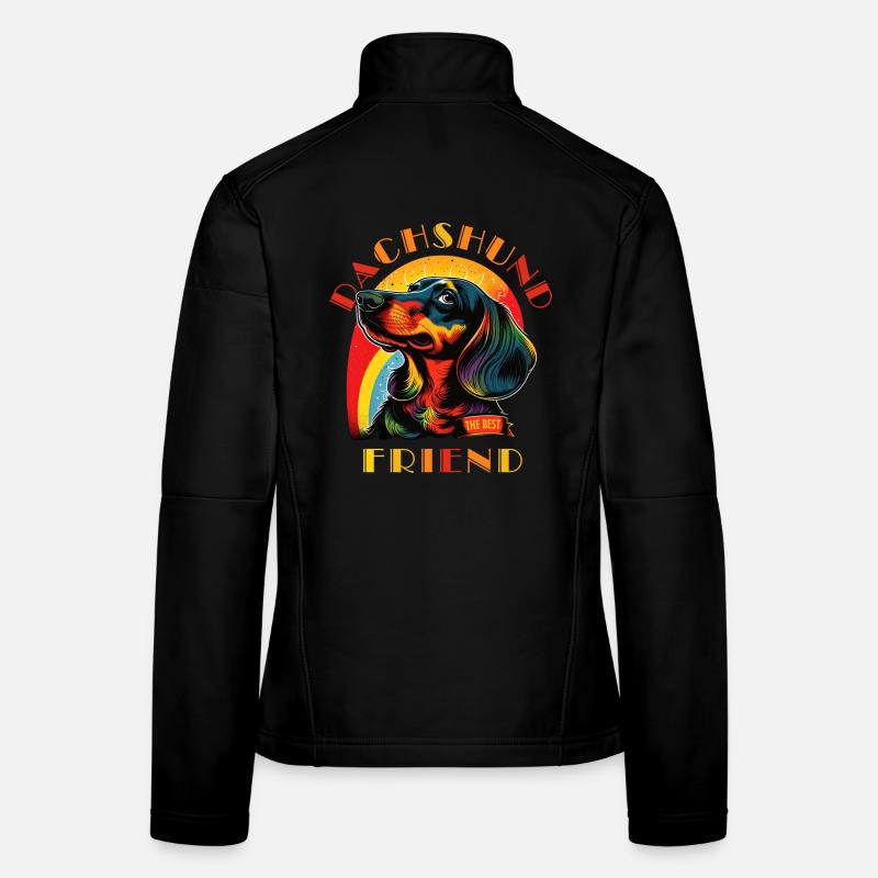 Teckel Le meilleur ami Veste en tissu softshell Femme