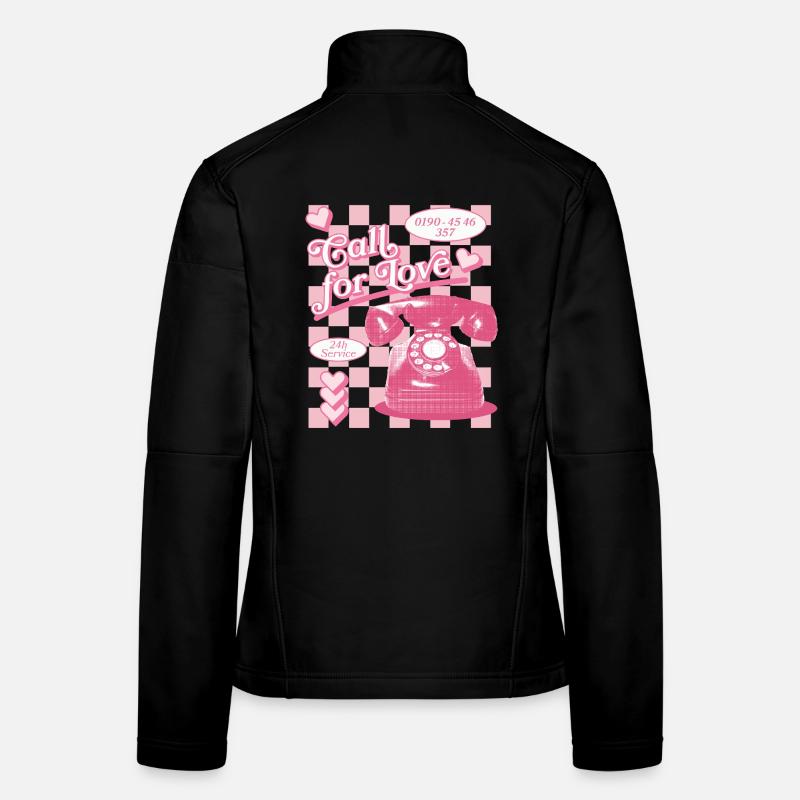Call for Love Hotline Ästhetik Frauen Softshelljacke