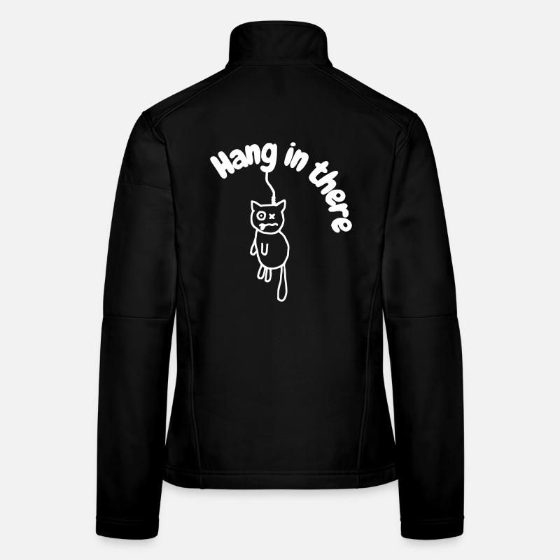 Hanginthere4 - Women's Softshell Jacket - black