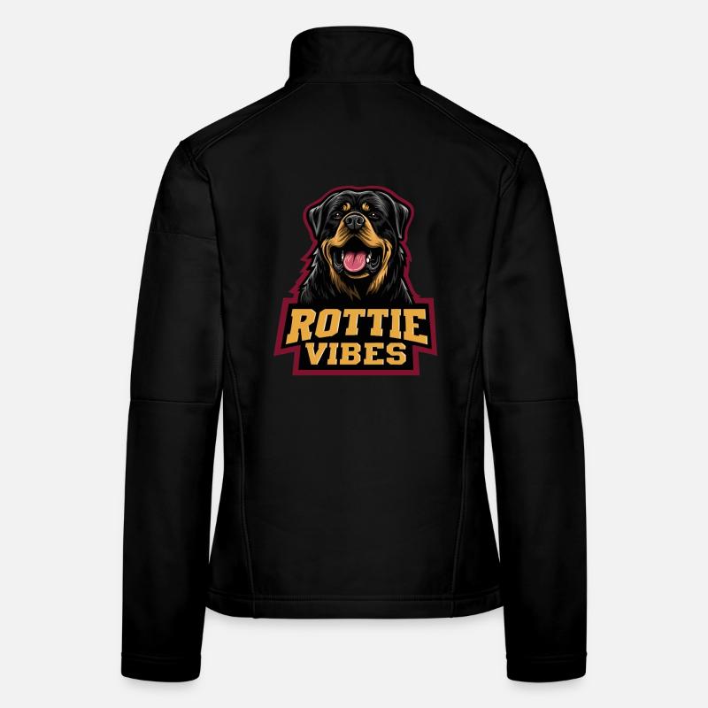 Rottweiler Head Rottie Vibes Veste en tissu softshell Femme