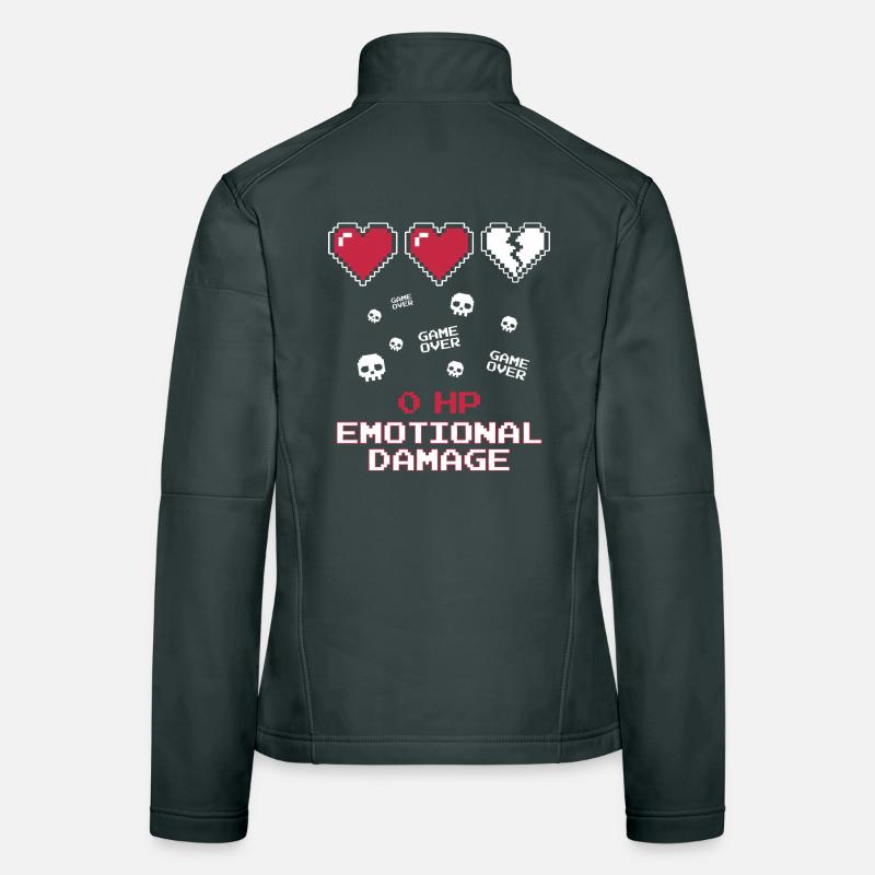 Emotional Damage Pixel Women's Softshell Jacket
