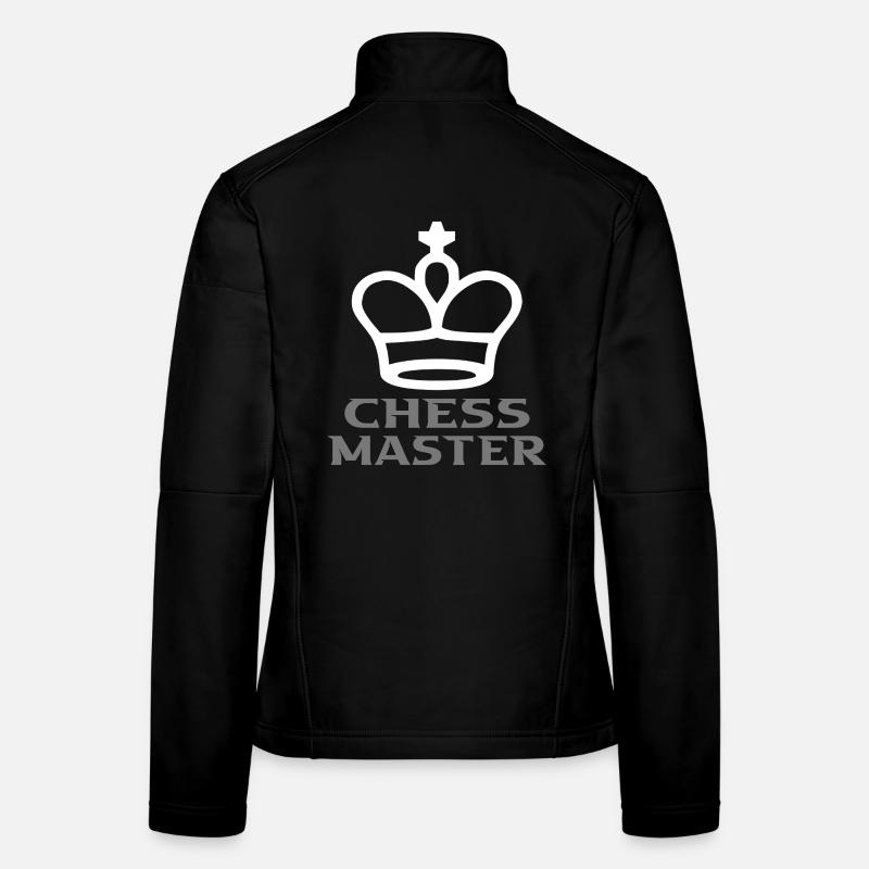 Échecs Veste en tissu softshell Femme
