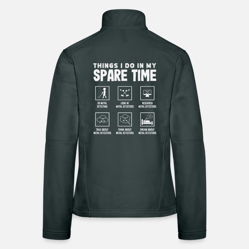 Choses que je fais pendant mon temps libre en explorant Veste en tissu softshell Femme