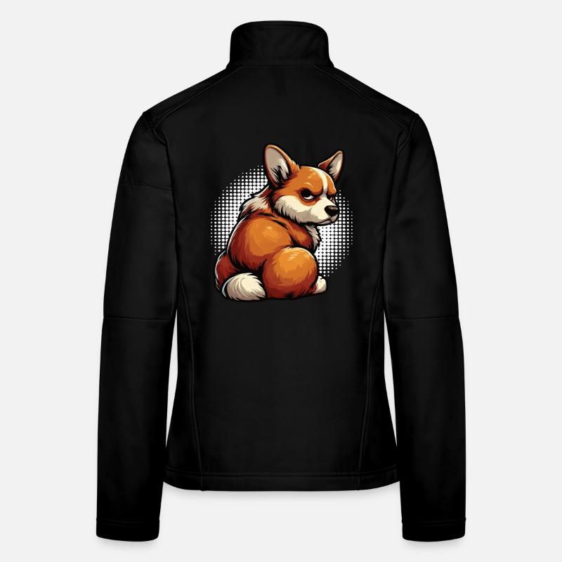 Corgi Corgis Welsh Corgi Corgibesitzer Corgis Frauen Softshelljacke