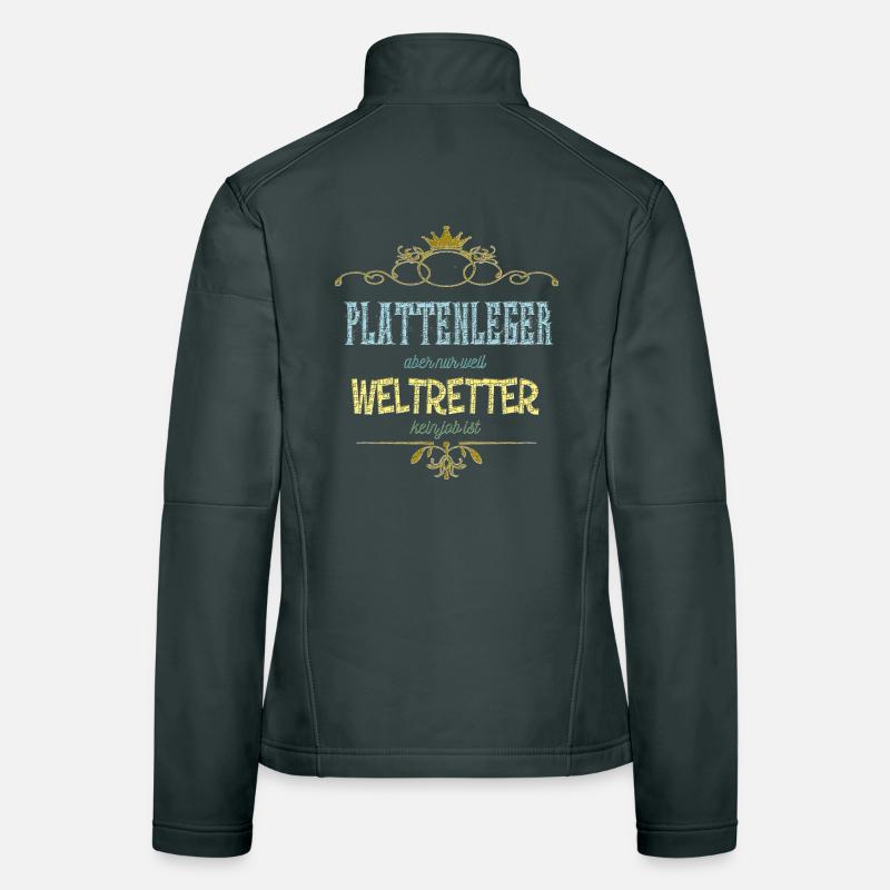 Plattenleger Weltretter Frauen Softshelljacke