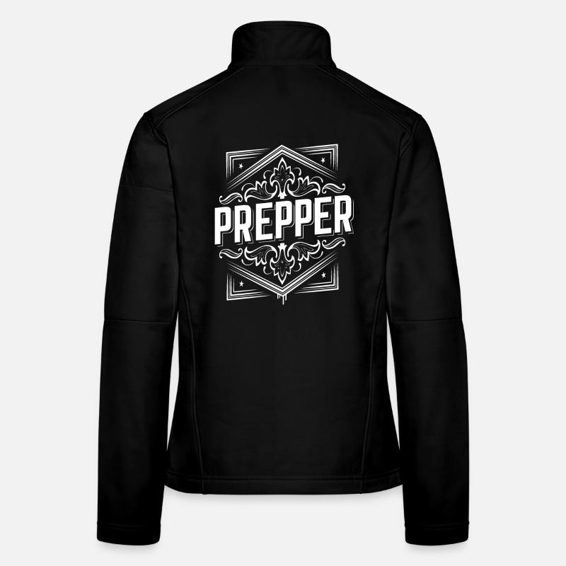 prepper survival apocalypse apocalypse Veste en tissu softshell Femme