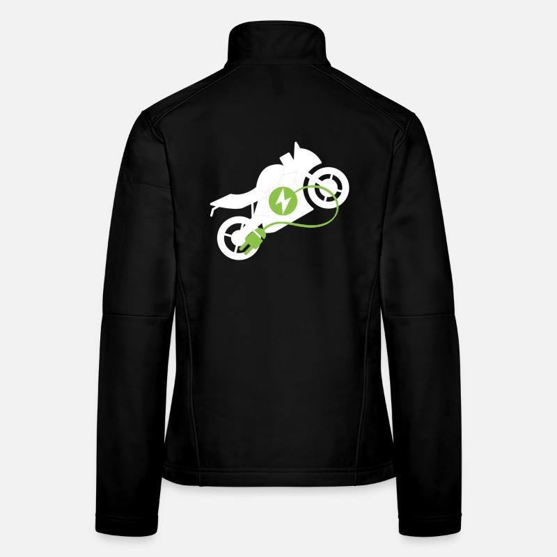  Elektrisches Motorrad Design Frauen Softshelljacke
