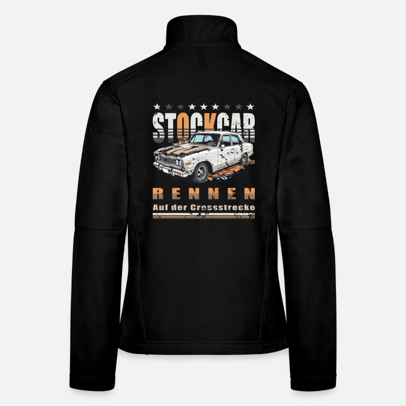 Course de stock-car Veste en tissu softshell Femme