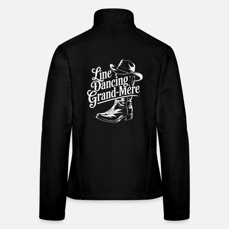 Line Dancing Oma Frauen Softshelljacke