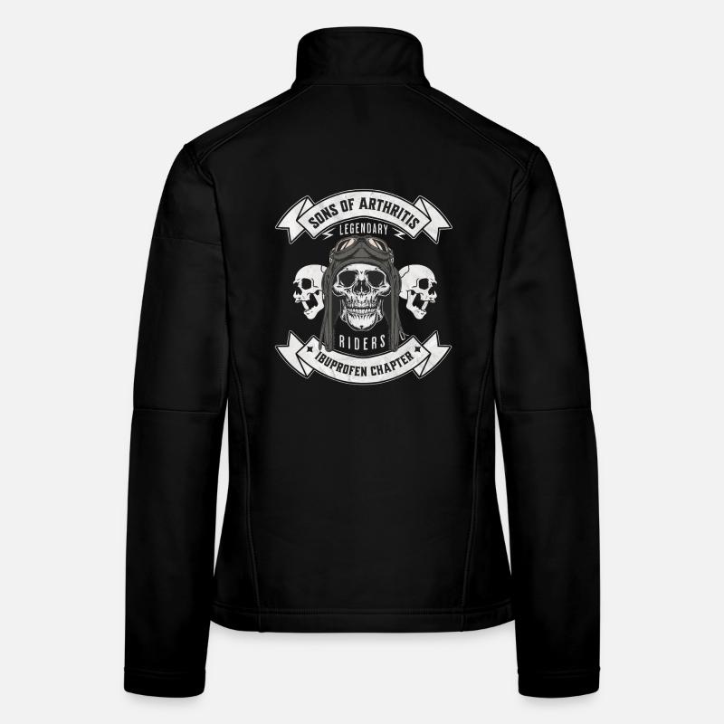 Sons of Arthritis Ibuprofen Chapter Biker Frauen Softshelljacke