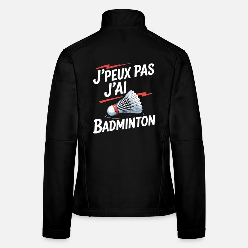 Das geht nicht, ich spiele Badminton. Frauen Softshelljacke