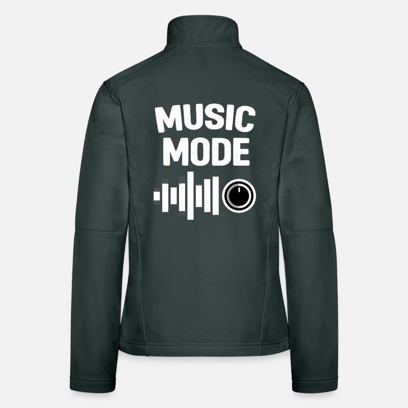 Music Mode On Equalizer Women's Softshell Jacket