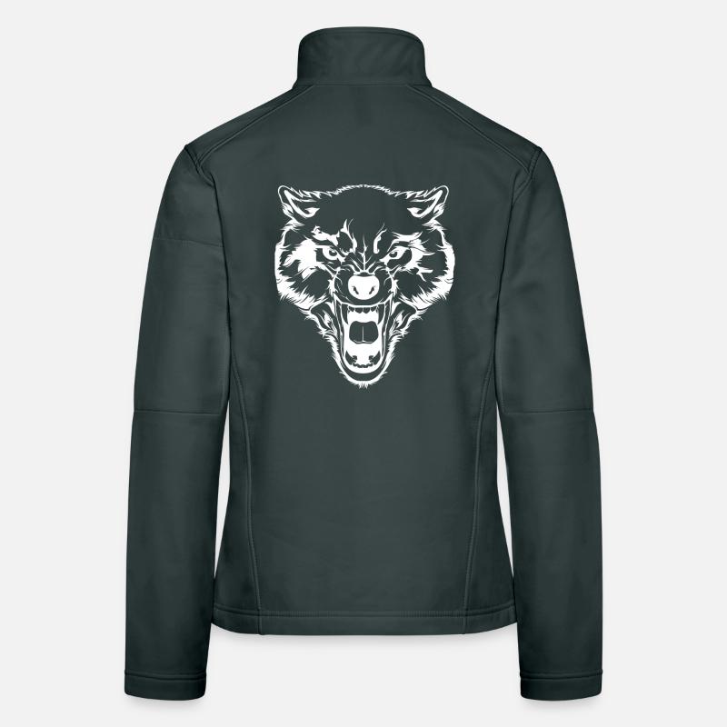 Wolf - Cooler Wolf - Zeichnung Frauen Softshelljacke
