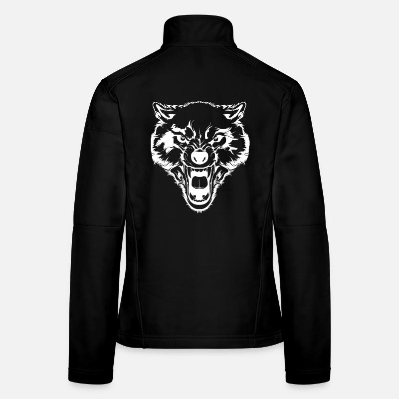 Wolf - Cooler Wolf - Zeichnung Frauen Softshelljacke