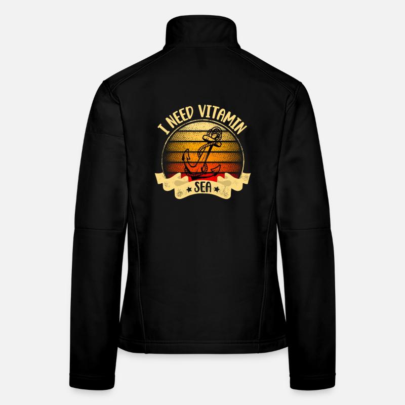 Sailing Motorboat Boat Ship Sailor Women's Softshell Jacket