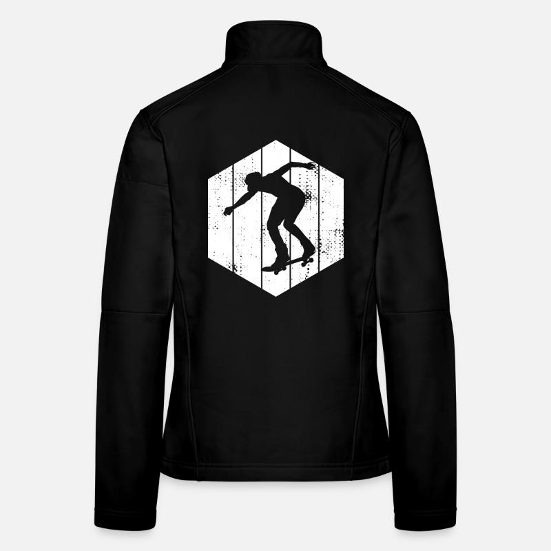 Skateboarder Sketch Women's Softshell Jacket