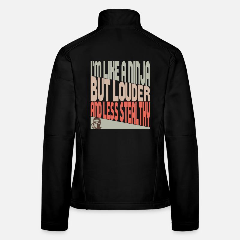Wie ein Ninja Frauen Softshelljacke