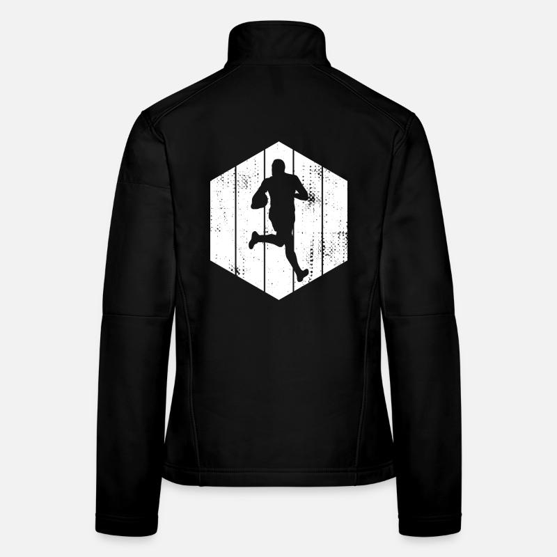 Rugby Drawing Women's Softshell Jacket