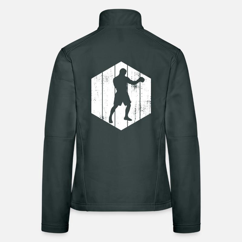 Boxer Sketch Women's Softshell Jacket