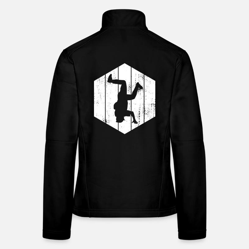 Breakdancer Zeichnung Frauen Softshelljacke