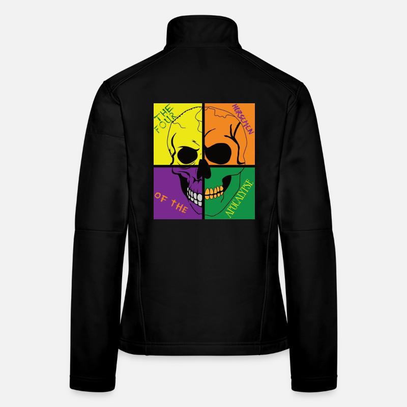 Schädel der Apocalypse Frauen Softshelljacke