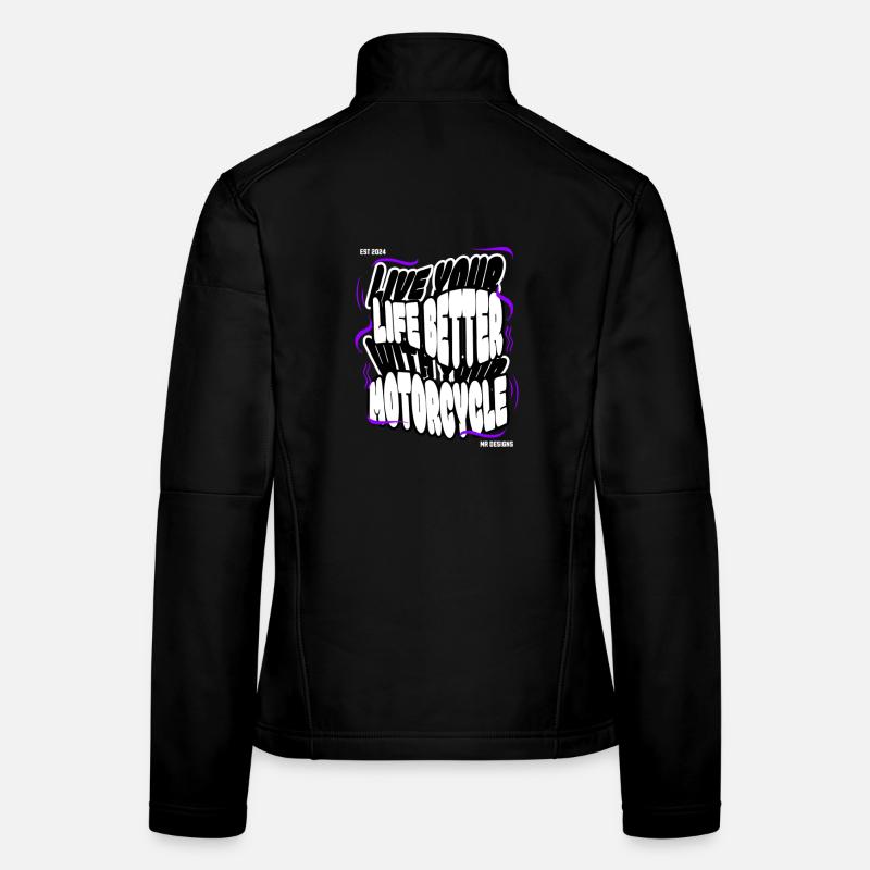 Motorcycle x MR DESIGNS  Frauen Softshelljacke