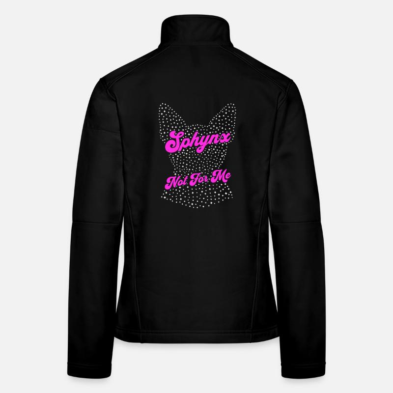 Sphynx Cat Funny Women's Softshell Jacket