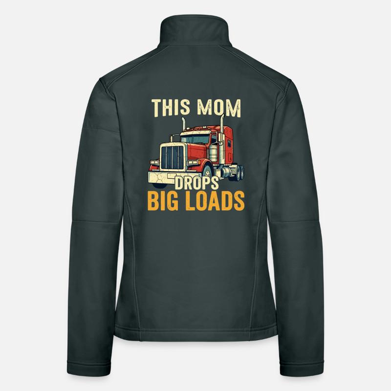 Lkw-Fahrer, Mutter, Sattelzugfahrerin, Mutter Frauen Softshelljacke