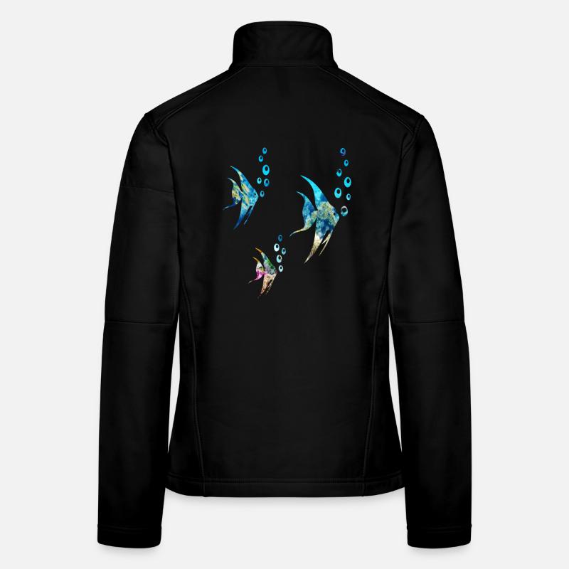 Fische Frauen Softshelljacke