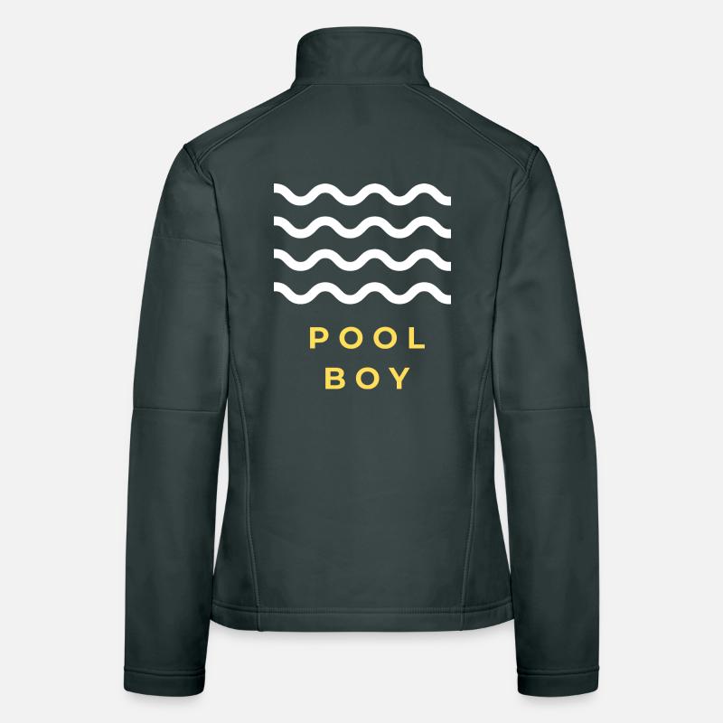 Pool Boy Gift Women's Softshell Jacket