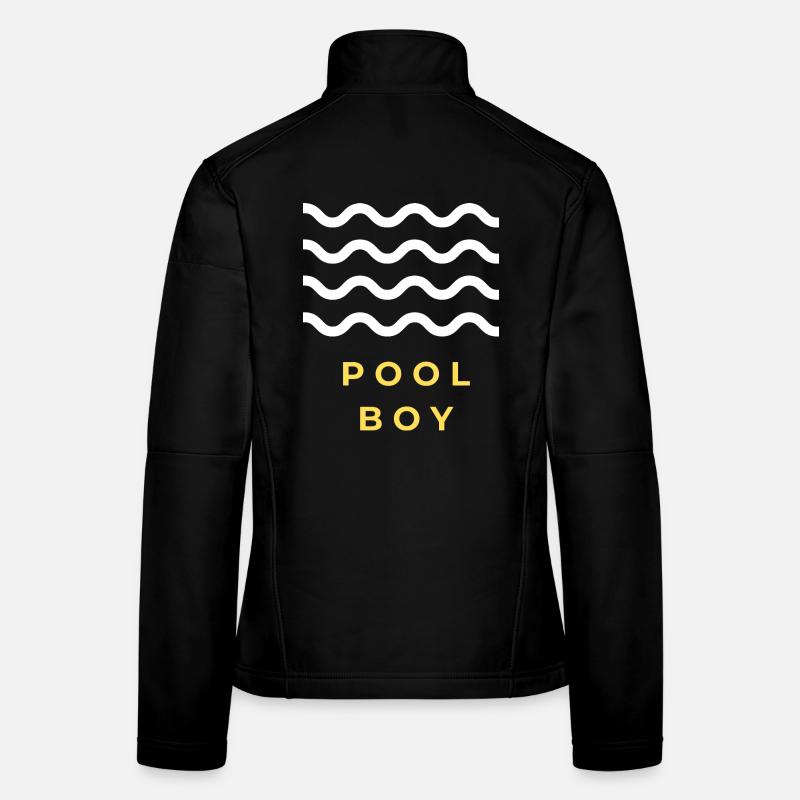 Pool Boy Geschenk Frauen Softshelljacke