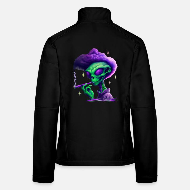 Stoner alien Women's Softshell Jacket