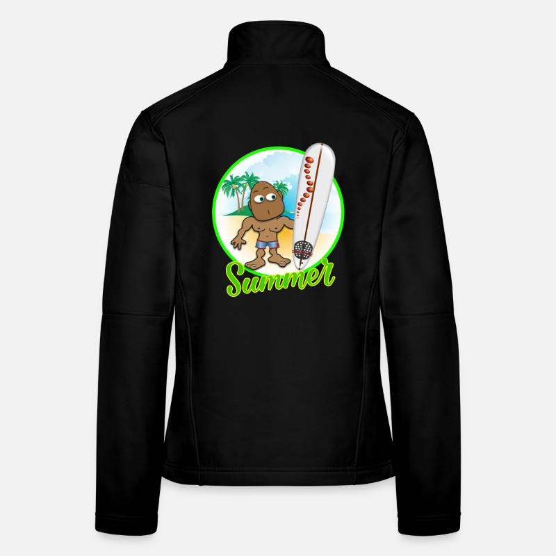 Sommer 2023 - Frauen Softshelljacke - Schwarz