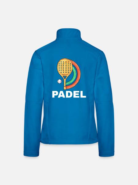 Je peux pas j ai padel - Veste en tissu softshell Femme - noir - Dos