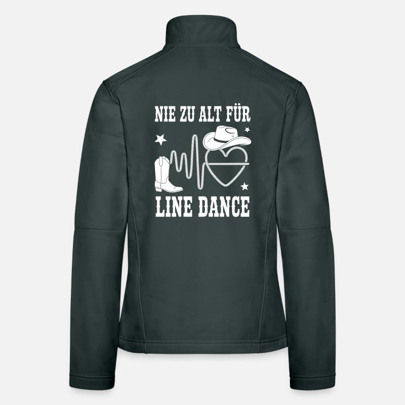 Never too old for line dancing Women's Softshell Jacket