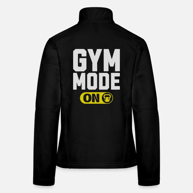 Gym Mode On Graphic Women's Softshell Jacket