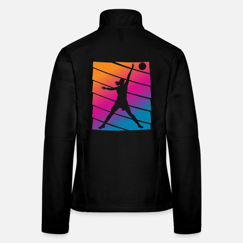 Basketball player Women's Softshell Jacket