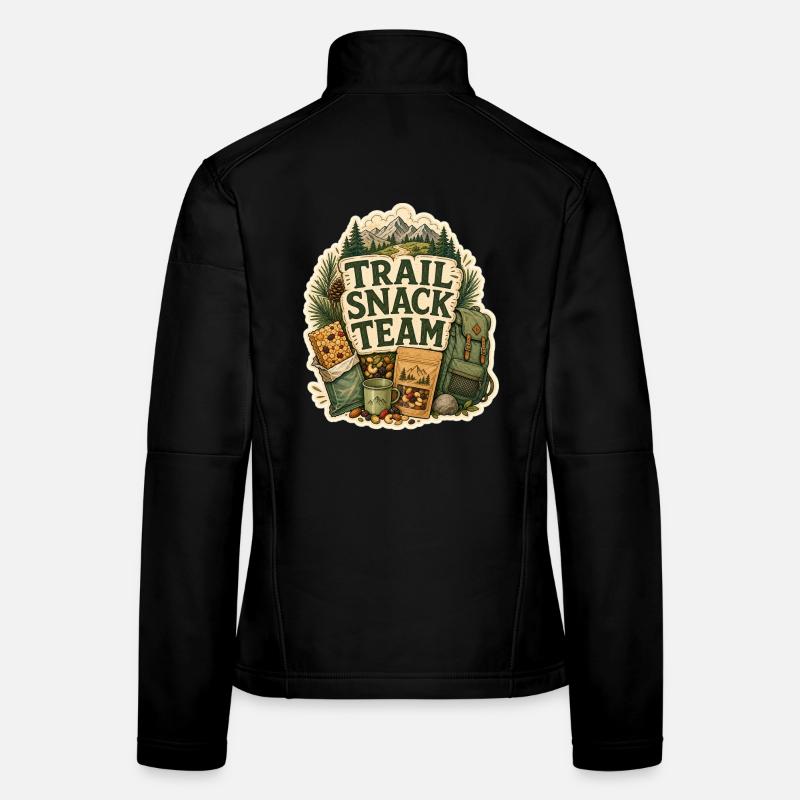 ÉQUIPE DE SNACKS DE RANDONNÉE Snacks Veste en tissu softshell Femme