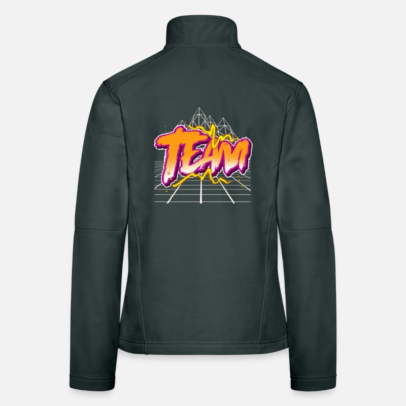 Équipe Veste en tissu softshell Femme