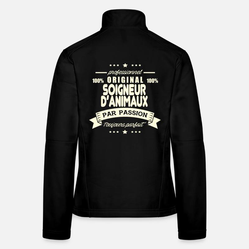 Soigneur d'animaux Original Veste en tissu softshell Femme