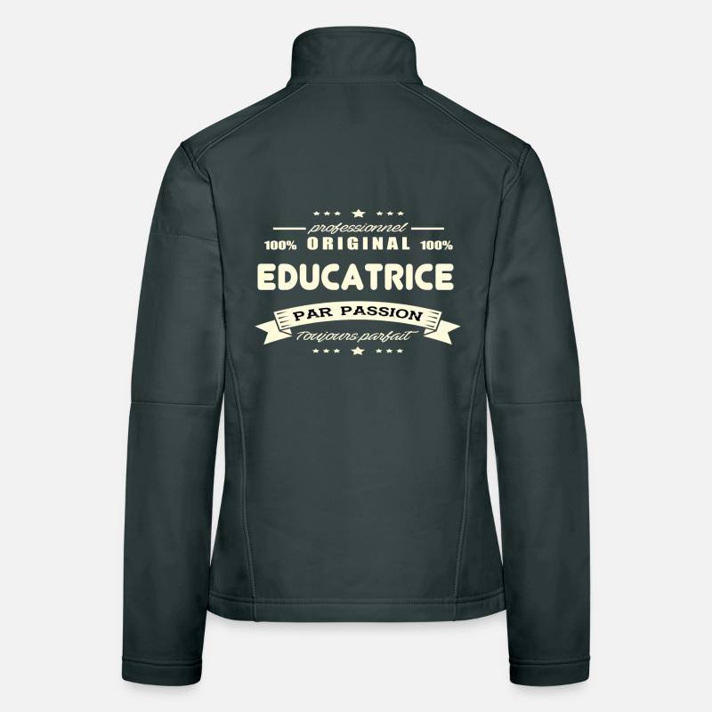 Educatrice Original Veste en tissu softshell Femme