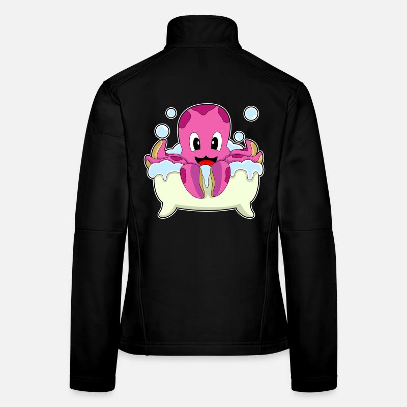 Baignoire de bain Octopus Veste en tissu softshell Femme