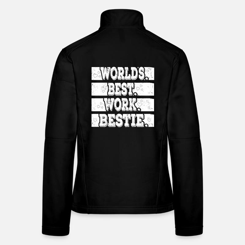 Worlds best work beast emotional support Women's Softshell Jacket