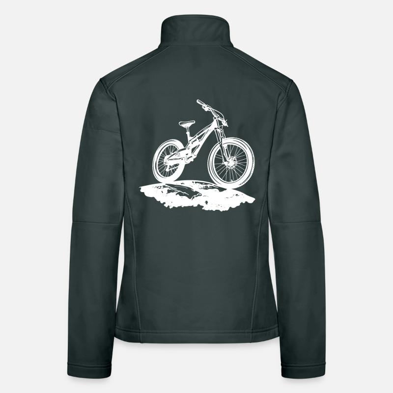 Mountainbiker Frauen Softshelljacke