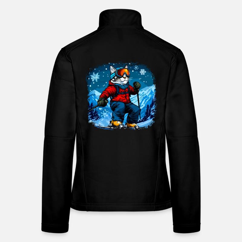 Cat Skis Veste en tissu softshell Femme