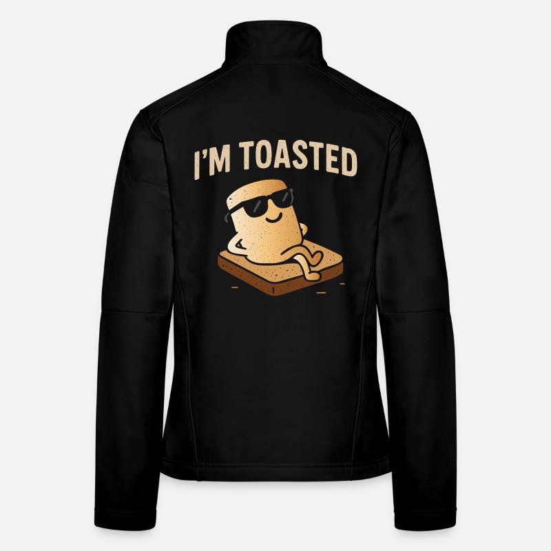 Entspannter Marshmallow - I’m Toasted Frauen Softshelljacke