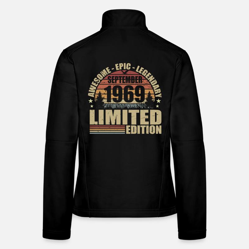 1969 September 1969 Anniversary September 1969 Women's Softshell Jacket