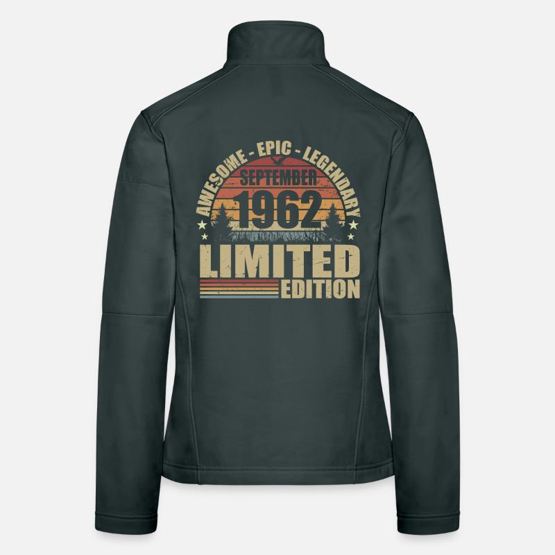 1962 September 1962 Anniversary September 1962 Women's Softshell Jacket