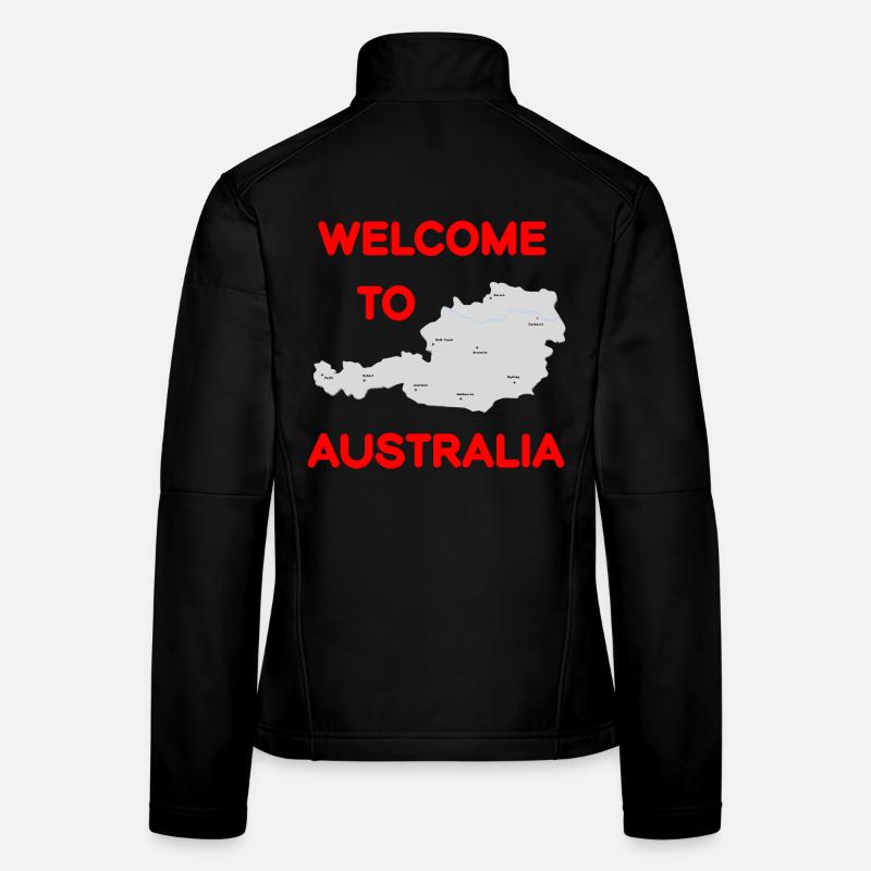 Welcome design Austria and Australia Women's Softshell Jacket