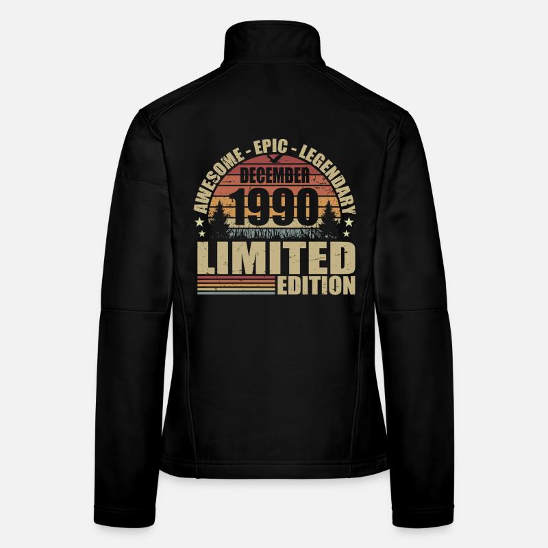 Dezember 1990 – Limitierte Auflage Dezember 1990 Frauen Softshelljacke